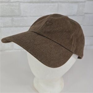 AEO brown heart baseball cap